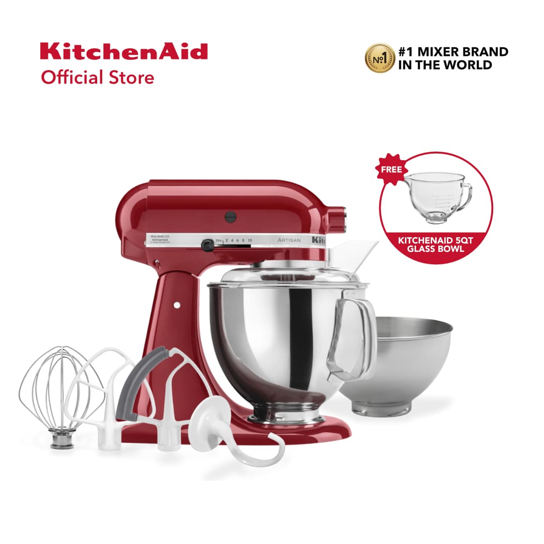 KitchenAid Product Artisan® Series 5 Quart Tilt-Head Stand Mixer w/ Extra Bowl - Image