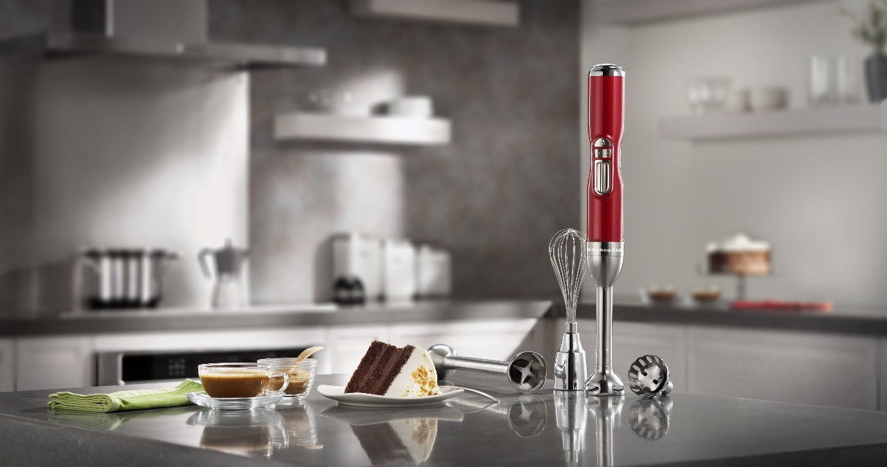Chop, whisk and blend with KitchenAid® hand blenders.