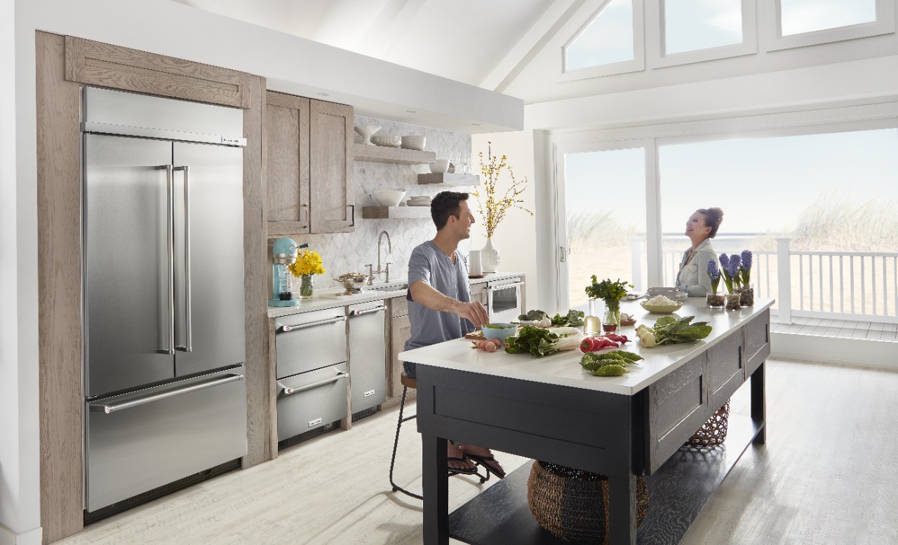 Undercounter refrigerator drawers from KitchenAid.