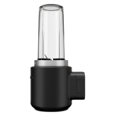 A stand-alone Black Matte KitchenAid Go™ Cordless  Blender.