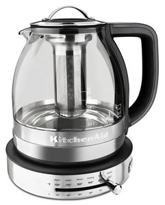 Heat water for tea, coffee and other beverages with an electric kettle.