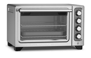 KitchenAid® toaster ovens feature a range of cooking options.